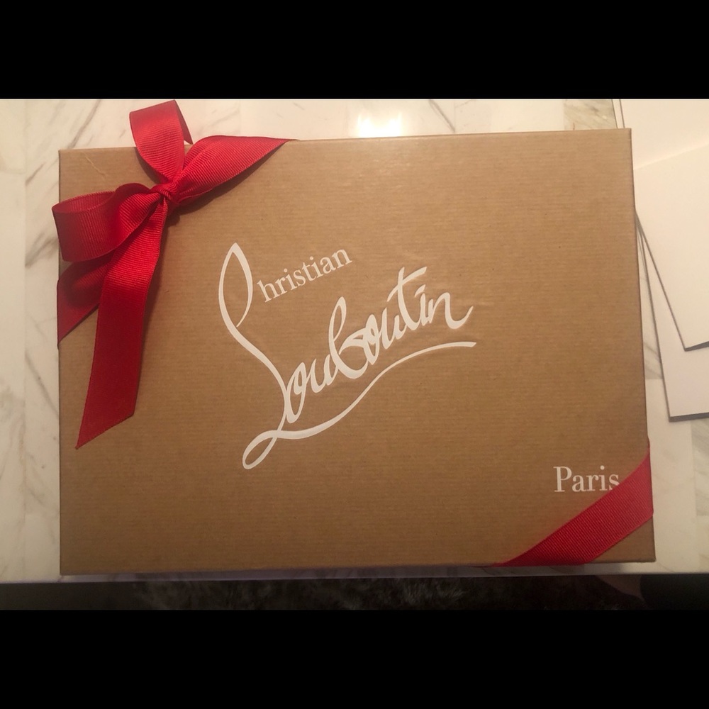 Sparkley Christian louboutins.